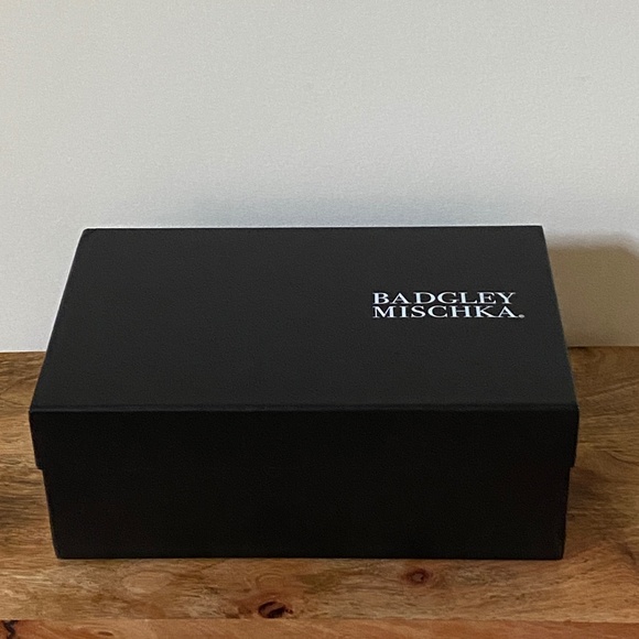 Badgley Mischka Satin Tampa Ivory Crystal Ankle Strap Stiletto Sandals N… - Picture 14 of 15